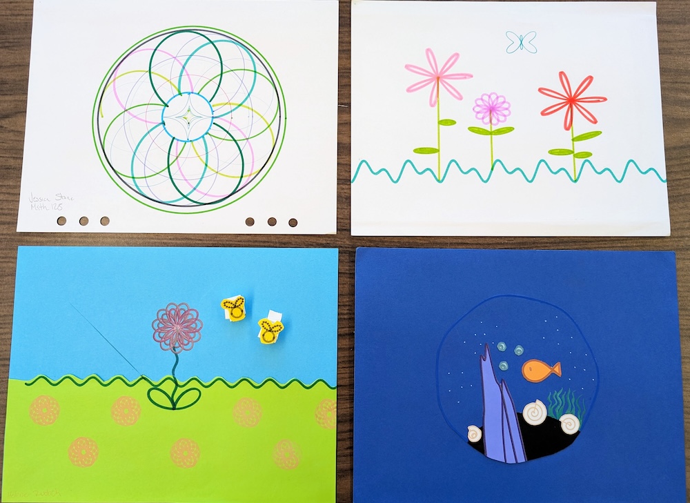 Student projects from Mathematical Design
